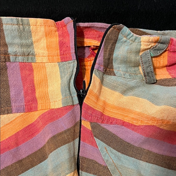 Authentic Boho Vintage Bohemian Uttam London Striped Boho Skirt size Small - Picture 5 of 5